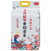 十月稻田 香稻贡米5kg 东北大米10斤装