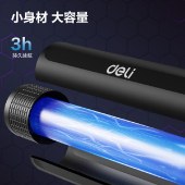 得力（deli）紫光灯鉴定伍德氏灯果蔬猫藓检测灯紫外线390验烟防伪验钞笔手电