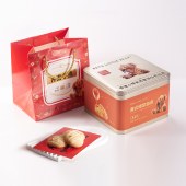 香港小熊 港式爆浆曲奇（蔓越莓味/咸蛋黄味可选）500g/盒