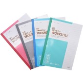 晨光（M&G）APYJS411 A5无线装订本60页商务软抄记事本 办公学习用学生笔记本单线本【1本装】