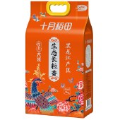 十月稻田 生态长粒香米5kg 东北大米10斤装