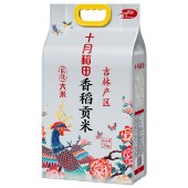 十月稻田 香稻贡米5kg 东北大米10斤装