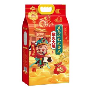 柴火大院 财火大院 黑龙江长粒香米5kg 东北大米