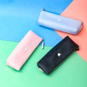 得力（deli）大容量笔袋加厚文具盒牛津布拉链铅笔盒高颜值简约铅笔袋. 66866【颜色随机】