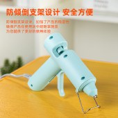 得力(deli)10W热熔胶枪恒温熔胶儿童家用多功能工具手工制作DIY套装生日开学礼物高粘胶枪附10根胶棒