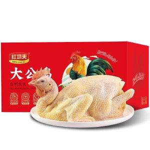 泰山大冠公鸡A款 约1.7kg/只 大公鸡肉整只盒装