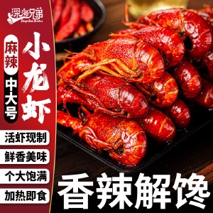 深海兄弟麻辣小龙虾 750g*3盒 4-6钱 冷冻虾类加热即食预制菜
