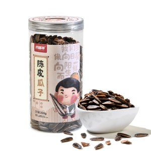 庆福年 新会原产地陈皮瓜子炒货即食零食圆罐装250克