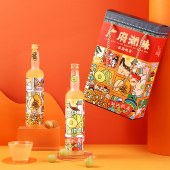 小花样广府潮味礼盒258ml*2瓶 油柑酒+黄皮酒组合水果酒果子酒