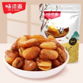 味滋源兰花豆坚果炒货休闲零食地方特产小吃蚕豆休闲零食 牛肉味258gx2袋 袋装