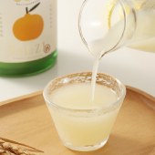 小花样久造柚子酒750ml果酒水果酒果子酒