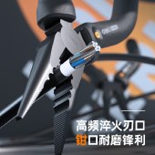 得力（deli）home系列家用电动工具箱套装8件锂电钻钢卷尺螺丝批组套 7.2V锂电钻8件套 HT0208