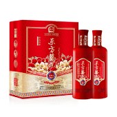 【包装焕新】东方喜炮★吉祥红52度 2支礼盒装 浓香型白酒