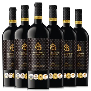 法国原瓶进口 超级波尔多 百年城堡酒庄 庄主自酿 AOP等级 圣拉曼大公爵干红葡萄酒750ml*6瓶