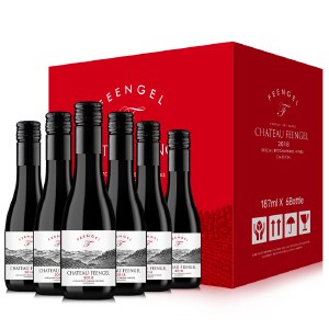 法国进口晚安小酒枫歌古堡干红葡萄酒187ml*6瓶