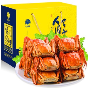 【卡券】姑苏渔歌大闸蟹皇家精品598型【6只】海鲜水产螃蟹礼券