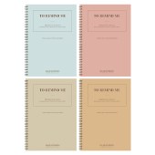 得力(deli)8本A5/60张笔记本子线圈本 简约螺旋本错题本练习本 LA560