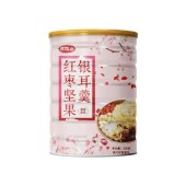 【3罐】红枣坚果银耳羹500g/罐   冲泡即食早餐代餐