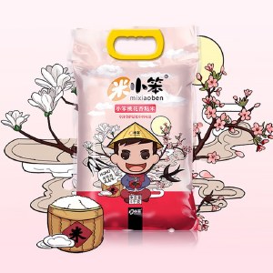 米小笨大米 小笨桃花香粘米5kg