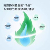 万益蓝WonderLab体重管理早B420晚S100益生菌组合装