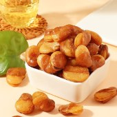 味滋源兰花豆坚果炒货休闲零食地方特产小吃蚕豆休闲零食 牛肉味258gx2袋 袋装