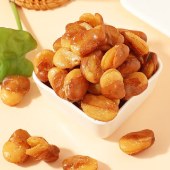 味滋源兰花豆坚果炒货休闲零食地方特产小吃蚕豆休闲零食 牛肉味258gx2袋 袋装