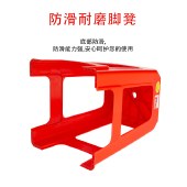 珠江牌红色塑料凳子加厚防滑餐饮大排档酒店凳子餐椅高凳成人家用【单张】