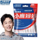 小鹿妈妈力学牙线棒 100支*5袋【拉链袋装】共500支