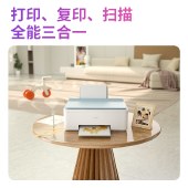 得力（deli）彩色喷墨打印机云打印无线手机连接照片打印打印机家用复印机扫描机三合一彩色照片一体机L516Ws 【原装墨水*1】官方标配