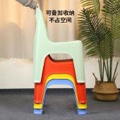 珠江牌儿童靠背椅子家用宝宝餐椅幼儿园椅子小孩学习椅子可叠放