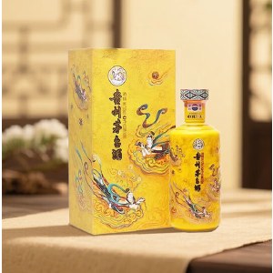 【粤强精选】贵州茅台 散花飞天 酱香型白酒 53度 500ml 接待送礼用酒