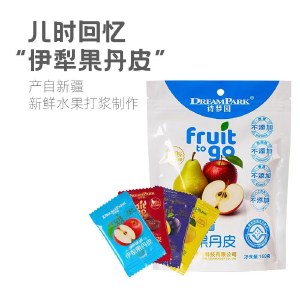 诗梦园非遗果丹皮四种水果果丹皮混合装（苹果+椰枣+西梅+香梨）160g/袋