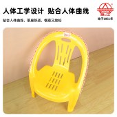珠江塑料加厚靠背椅沙滩椅太子椅躺椅休闲椅午睡椅地摊扶手椅学习小椅子