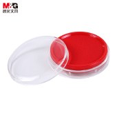 【12个装】晨光（M&G）快干印台 透明圆形财务 办公印泥AYZ97512A