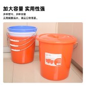 珠江牌塑料桶手提加厚洗衣桶家用多功能储水圆形桶宿舍洗衣桶