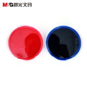 【12个装】晨光（M&G）快干印台 透明圆形财务 办公印泥AYZ97512A
