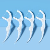 小鹿妈妈深层牙线洁齿细滑牙线剔牙齿牙缝护理牙线家庭装清洁经典清洁牙线50支*6盒【盒装】共300支