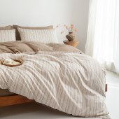 無印优品全棉斜纹四件套-巴伦MJ-TJ25-87