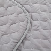 彩虹驱潮保暖除螨磨毛面料双人恒温水暖毯