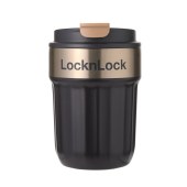 乐扣乐扣家用品潮酷咖啡杯350ml 保温杯翻盖直饮便携提手水杯子