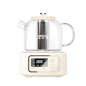 铭仕朗液体加热器（花茶壶）BC-H10X 1L 养生壶多功能家用煮茶器全玻璃煮水壶电热水壶
