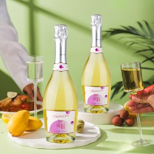 【单瓶装】初邂 百香果起泡酒750ml/瓶 5度气泡酒小甜酒鸡尾酒