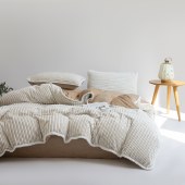 無印良品阳离子提花绒四件套-时尚之约MJ-TJ25-90