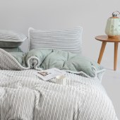 無印良品阳离子提花绒四件套-都市英伦MJ-TJ25-89