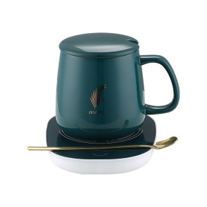 艾贝丽暖暖杯PA-666电热杯垫水杯恒温加热器恒温暖杯器加热杯垫杯子套装