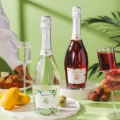 初邂 荔枝树莓无醇果汁饮料 莫吉托无醇果汁饮料 750ml/瓶 精选好礼 喜庆用酒