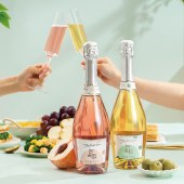 初邂 荔桃起泡酒 青梅起泡酒 750ml/瓶 微醺小甜酒气泡酒 精选好礼