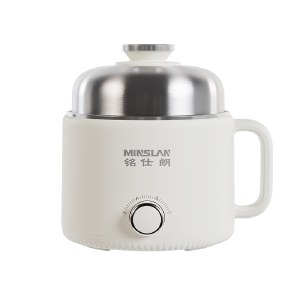 铭仕朗啵啵煲MSL-H60I 1.8L 多功能迷你电炖锅一体蒸锅煮蛋器
