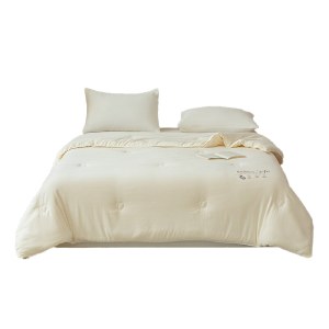 無印良品美肌绒双蚕丝蛋白被MJ-B25-76 春秋被四季被芯被褥棉被子冬被 200cm*230cm