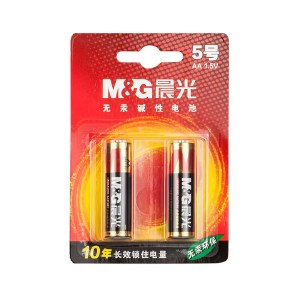 晨光碱性电池5号电池/7号电池 儿童玩具挂钟空调电视遥控器智能门锁电池批发办公用品